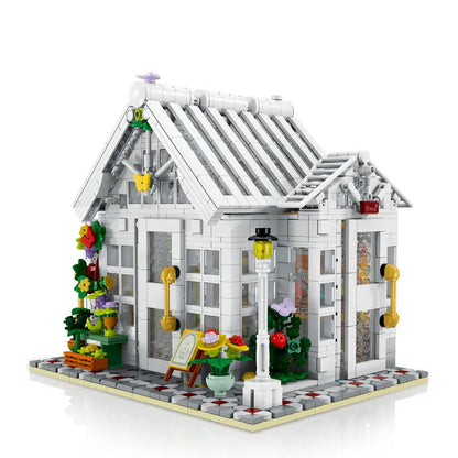 MORK MOC Building Block Set: Sunshine Flower Store LED 031061