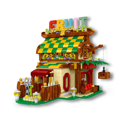 MORK MOC Building Block Set: Toon City Fruit House LED 031052