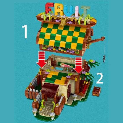 MORK MOC Building Block Set: Toon City Fruit House LED 031052