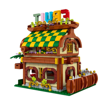 MORK MOC Building Block Set: Toon City Fruit House LED 031052