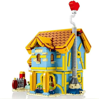 MORK MOC Building Block Set: Toon City Town Villa House LED, Model 031053