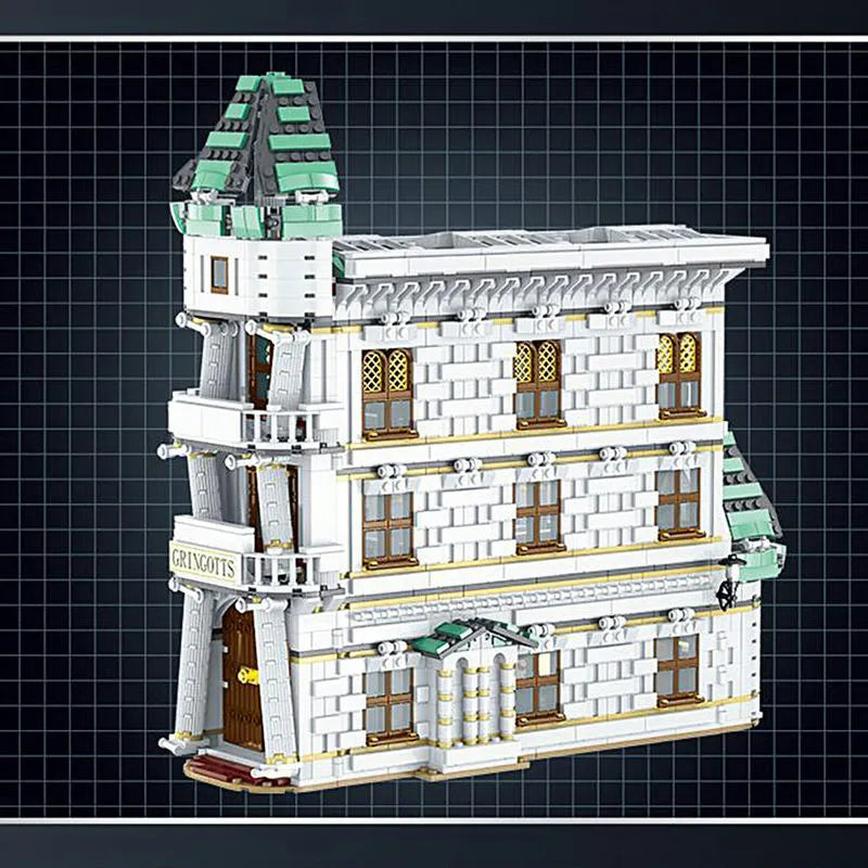MORK MOC Building Block Set: Movie Expert Harry Potter MOC Diagon Alley, Model 032101