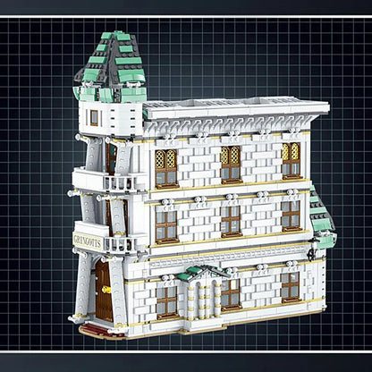 MORK MOC Building Block Set: Movie Expert Harry Potter MOC Diagon Alley, Model 032101