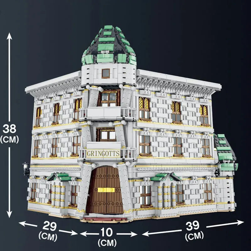MORK MOC Building Block Set: Movie Expert Harry Potter MOC Diagon Alley, Model 032101
