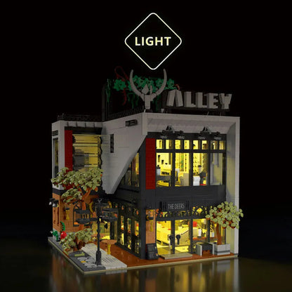 MORK MOC Building Block Set: Street City The Deers Bubble MOC Experts Tea Shop, Model 10208