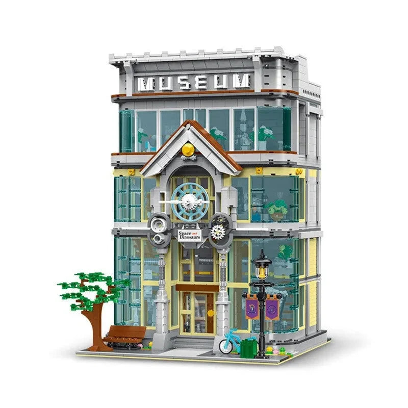 MORK MOC Building Block Set: Street Experts MOC City Science Museum Building