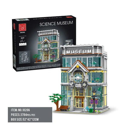 MORK MOC Building Block Set: Street Experts MOC Science Museum, Model 10206