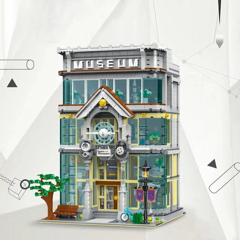 MORK MOC Building Block Set: Street Experts MOC Science Museum, Model 10206