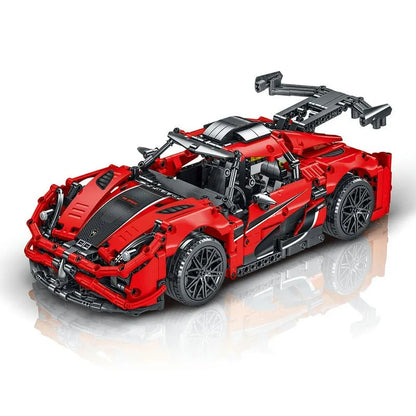 MORK MOC Motorized Building Block Set: Koenigsegg One Racing Car, Model 023022-5