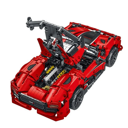 MORK MOC Motorized Building Block Set: Koenigsegg One Racing Car, Model 023022-5