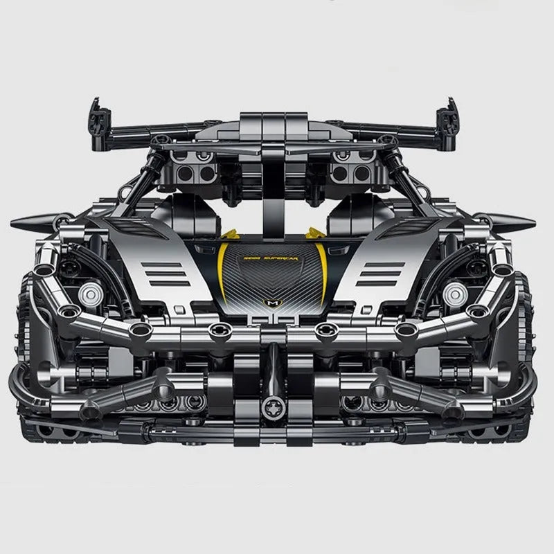 MORK MOC Motorized Building Block Set: Koenigsegg One Racing Car, Model 023022-3