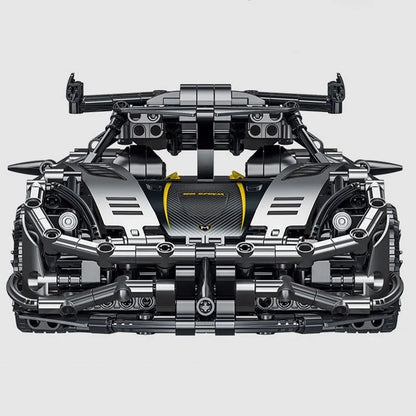 MORK MOC Motorized Building Block Set: Koenigsegg One Racing Car, Model 023022-3