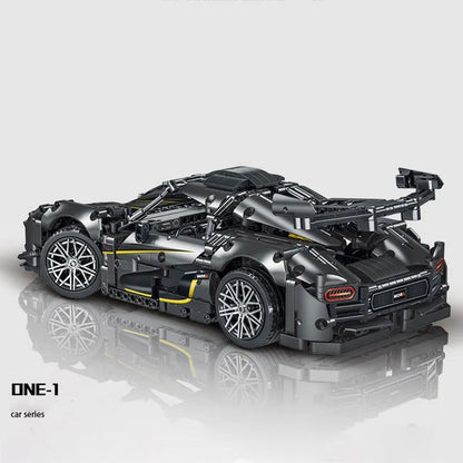 MORK MOC Motorized Building Block Set: Koenigsegg One Racing Car, Model 023022-3
