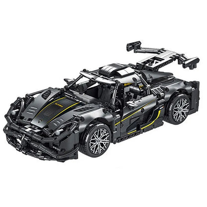MORK MOC Motorized Building Block Set: Koenigsegg One Racing Car, Model 023022-3