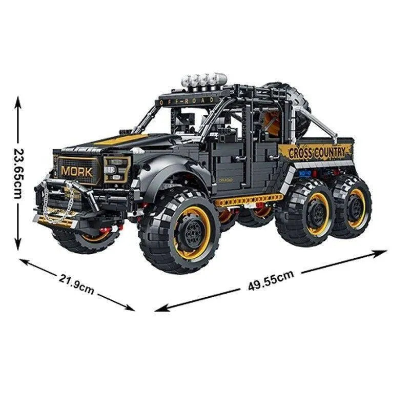 MORK MOC Building Block Set: Off-Road SUV Mountain Truck 022016-1