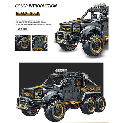 MORK MOC Building Block Set: Off-Road SUV Mountain Truck 022016-1