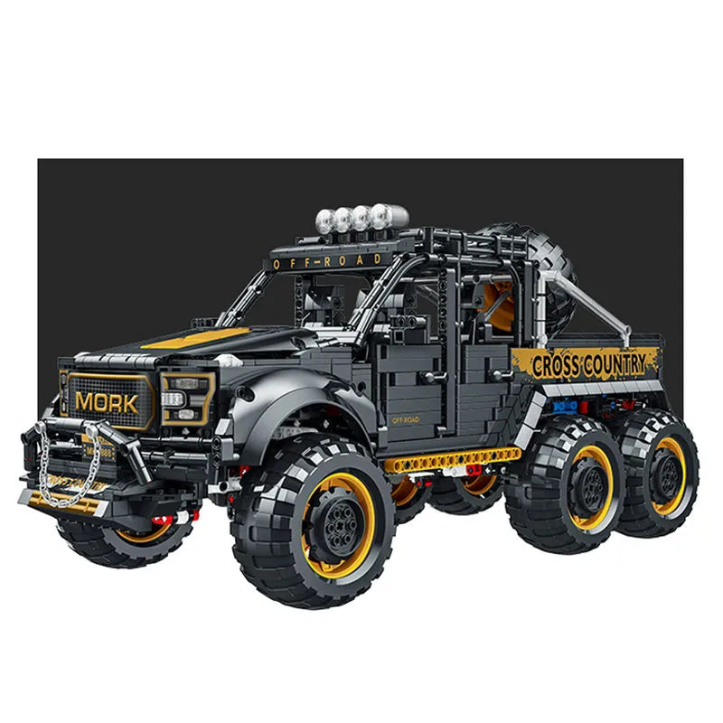 MORK MOC Building Block Set: Off-Road SUV Mountain Truck 022016-1