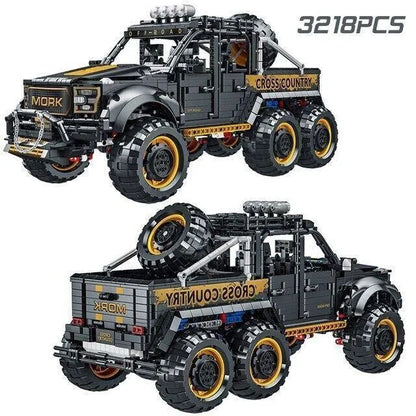 MORK MOC Building Block Set: Off-Road SUV Mountain Truck 022016-1