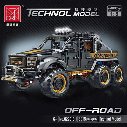 MORK MOC Building Block Set: Off-Road SUV Mountain Truck 022016-1