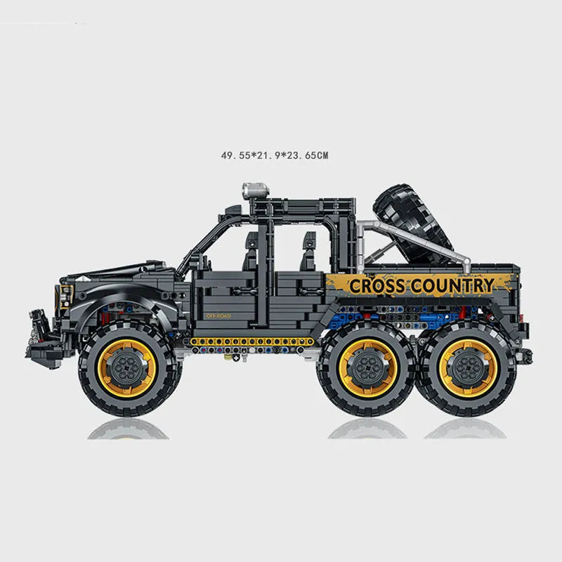 MORK MOC Building Block Set: Off-Road SUV Mountain Truck 022016-1