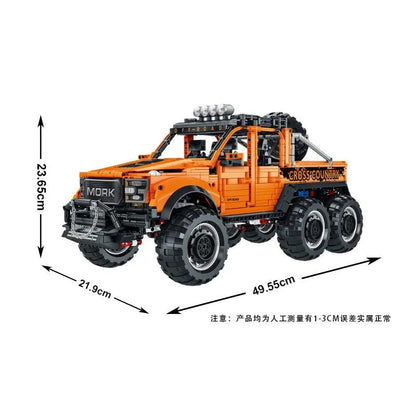 MORK MOC Building Block Set: SUV Off-Road Car Mountain Truck, Model 022016-2
