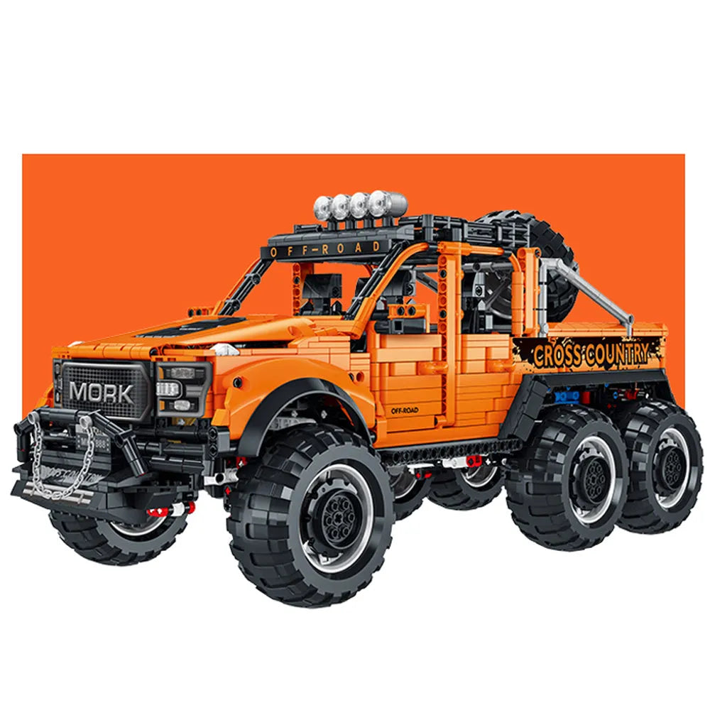 MORK MOC Building Block Set: SUV Off-Road Car Mountain Truck, Model 022016-2