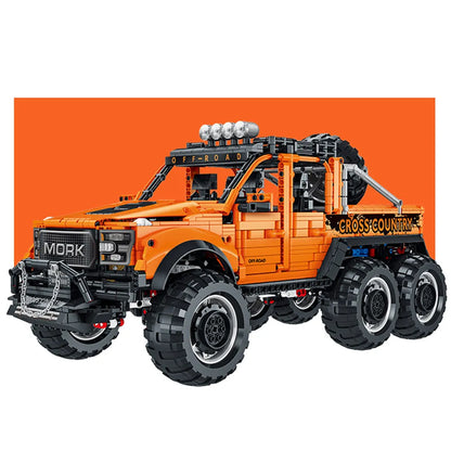 MORK MOC Building Block Set: SUV Off-Road Car Mountain Truck, Model 022016-2