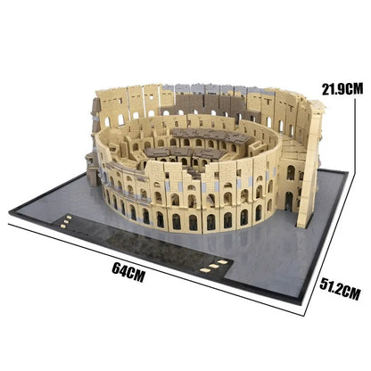 Mould King MOC Building Block Set: Rome Colosseum, Model 22002