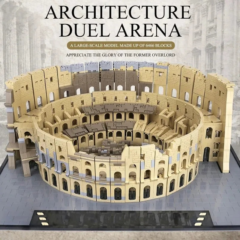Mould King MOC Building Block Set: Rome Colosseum, Model 22002