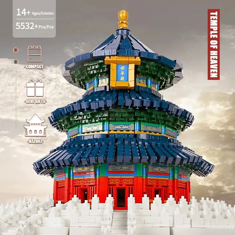Mould King MOC Building Block Set: Temple Of Heaven, Model 22009