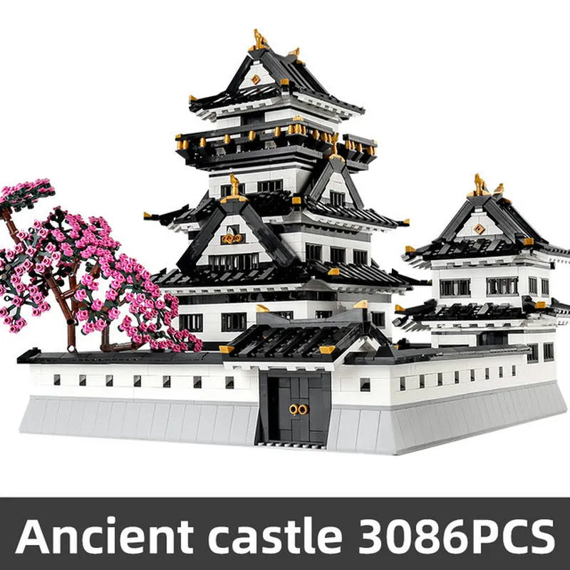 Mould King MOC Building Block Set: View Sakura Himeji Castle, Model K22006