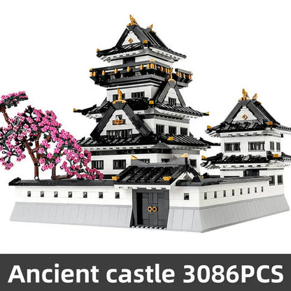 Mould King MOC Building Block Set: View Sakura Himeji Castle, Model K22006