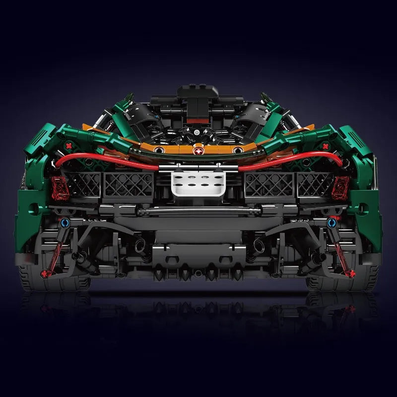 Mould King MOC Motorized Building Block Set: MOC 13091 Super Hypercar P1 Racing Car