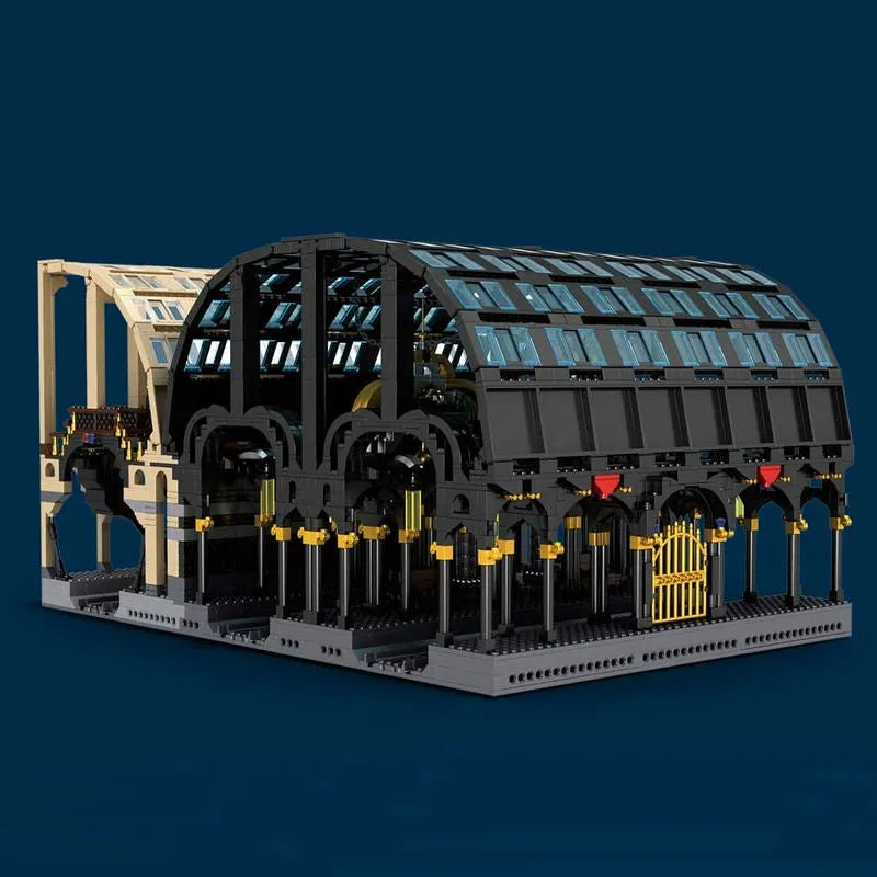 Mould King Building Block Set: Magic Train Station 12011, Model K12011