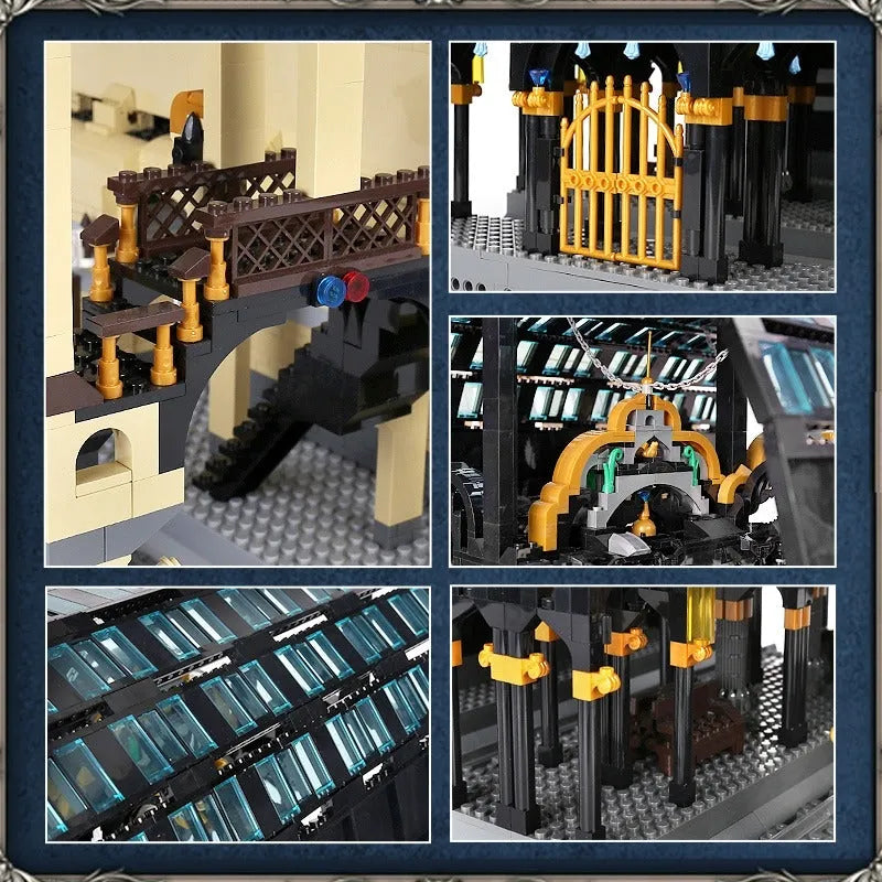 Mould King Building Block Set: Magic Train Station 12011, Model K12011