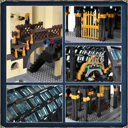 Mould King Building Block Set: Magic Train Station 12011, Model K12011