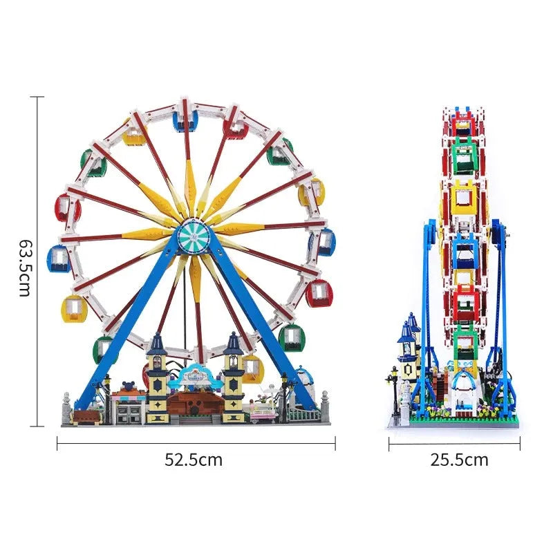 Mould King MOC Building Block Set: Motorized RC Ferris Wheel, Model K11006