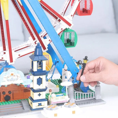 Mould King MOC Building Block Set: Motorized RC Ferris Wheel, Model K11006
