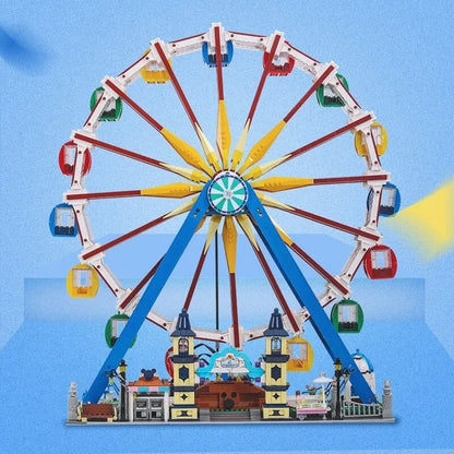 Mould King MOC Building Block Set: Motorized RC Ferris Wheel, Model K11006