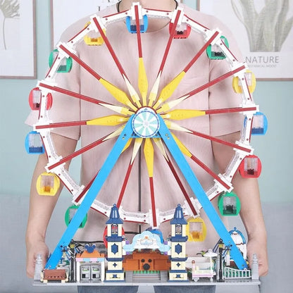 Mould King MOC Building Block Set: Motorized RC Ferris Wheel, Model K11006