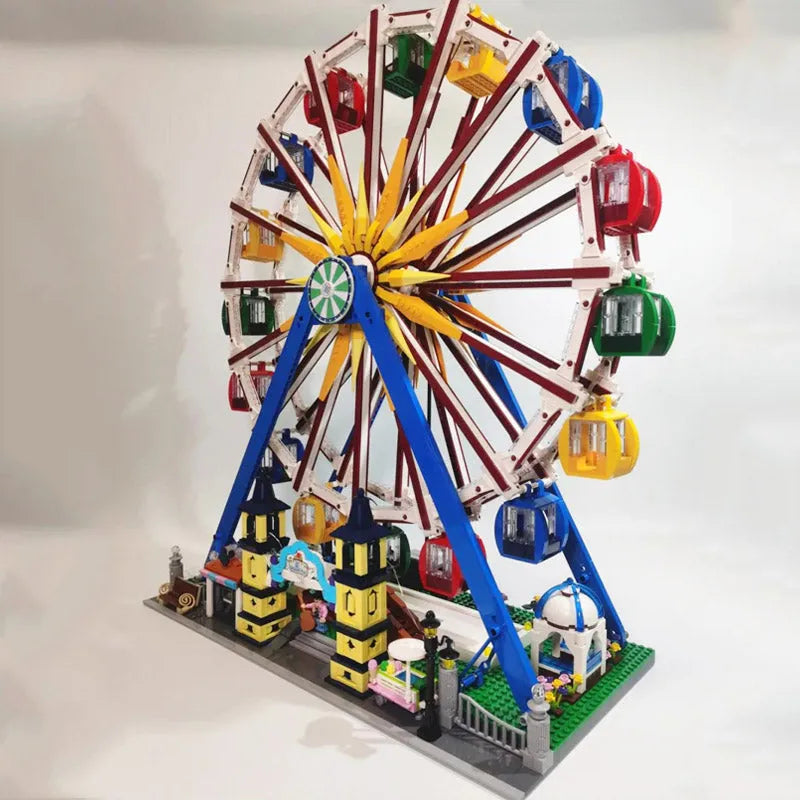Mould King MOC Building Block Set: Motorized RC Ferris Wheel, Model K11006