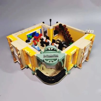 Mould King MOC Building Block Set: Experts Corner Post Office with Light, Model K16010