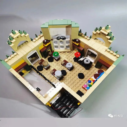 Mould King MOC Building Block Set: Experts Corner Post Office with Light, Model K16010
