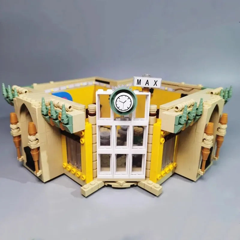 Mould King MOC Building Block Set: Experts Corner Post Office with Light, Model K16010