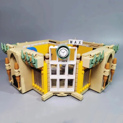 Mould King MOC Building Block Set: Experts Corner Post Office with Light, Model K16010