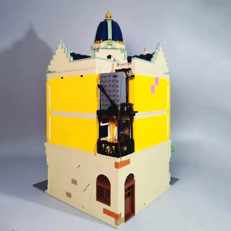Mould King MOC Building Block Set: Experts Corner Post Office with Light, Model K16010