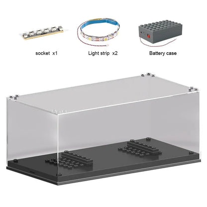 Mould King Building Block Set: Clear Display Box for Car Show Off Storage Case, Model 27000