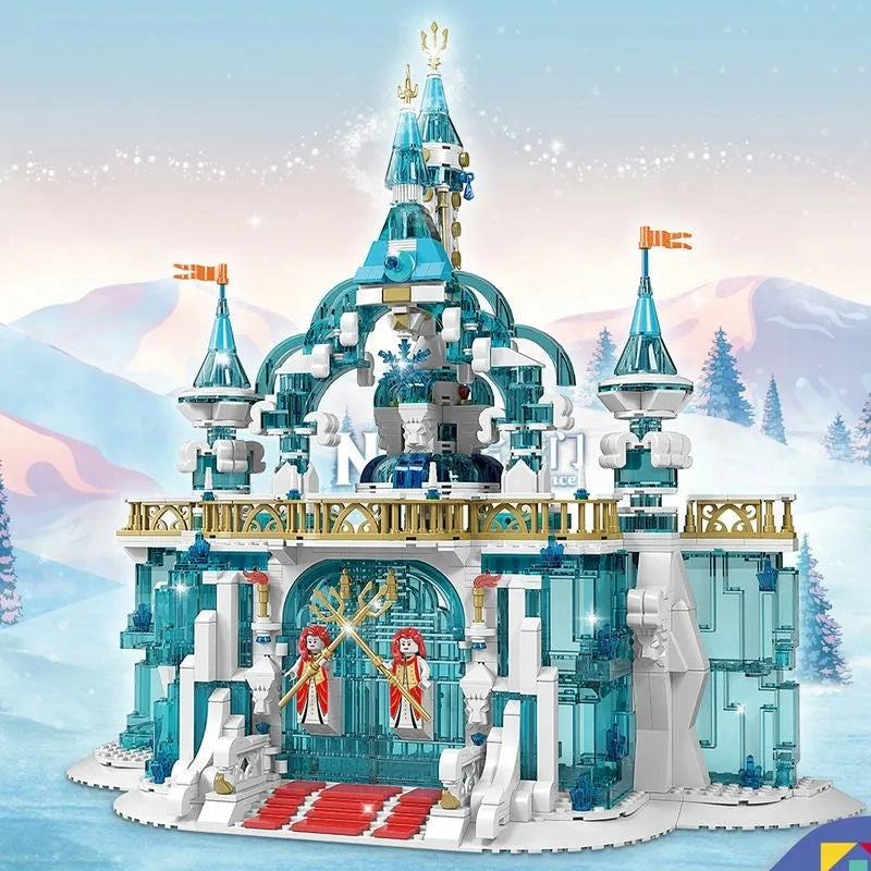 Mould King MOC Building Block Set: Princess Frozen Entrance Ice Castle