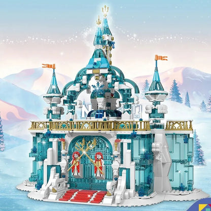 Mould King MOC Building Block Set: Princess Frozen Entrance Ice Castle