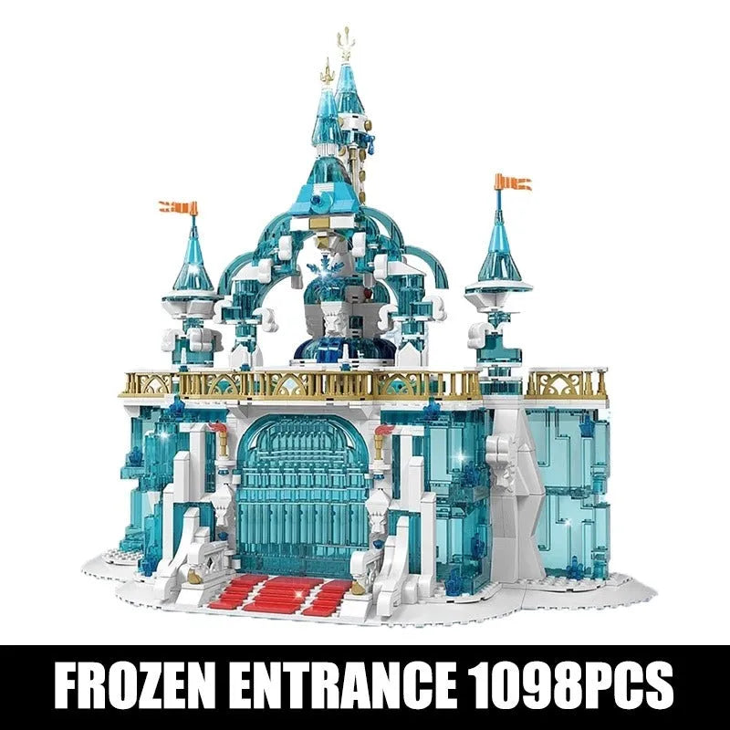 Mould King MOC Building Block Set: Princess Frozen Entrance Ice Castle